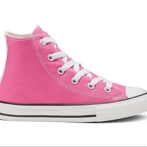 Little girls pink converse high tops